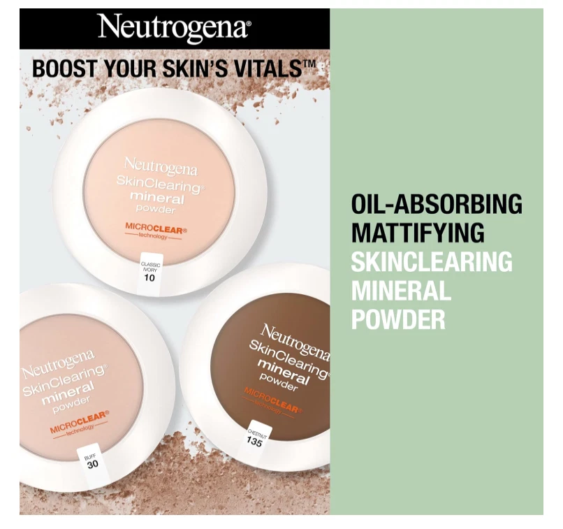 Neutrogena SkinClearing Mineral Powder Microclear Technology (Soft Beige) - Image 2 of 4