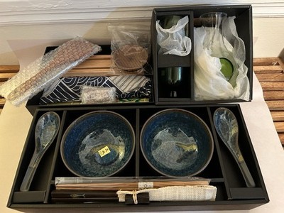 Lot Of Japanese Food And Drink Wares, Including Sets For Sake, Sushi, And Ramen