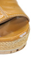 Prada Sport Womens Patent Leather Platform Mule Heels Beige Size 36 6 — photo 10