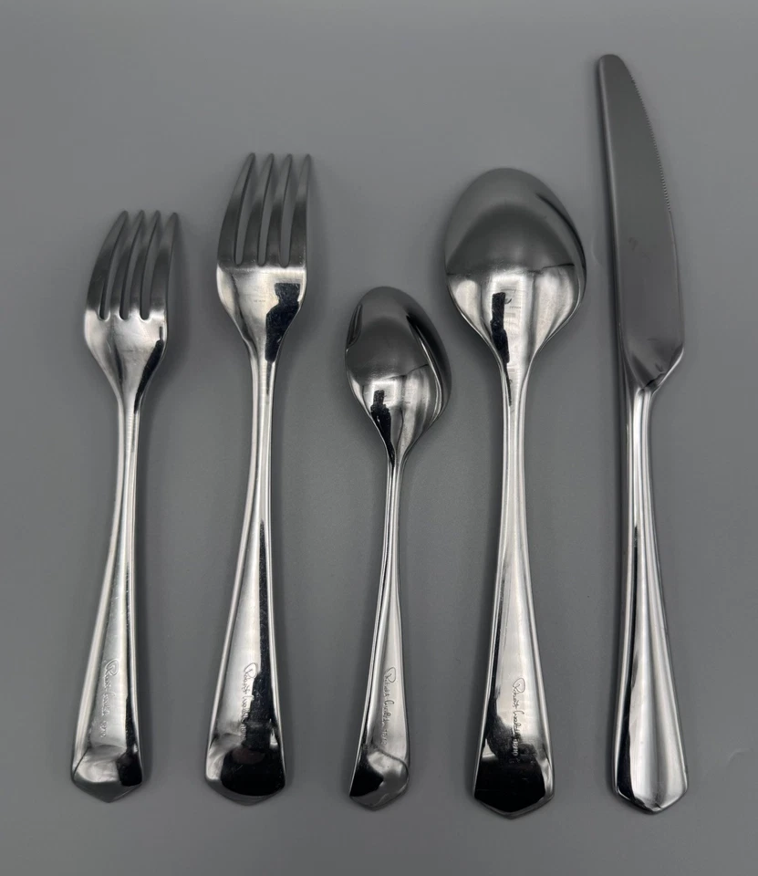 20 Pc Robert Welch Westbury Williams Sonoma RBW8 Stainless Flatware Svc for 4 - Image 3 of 4