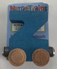 Maple Landmark Inc. 100269 NameTrains "Z" Blue Wooden Letter Car