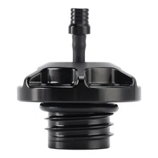 Aluminum Fuel Petrol Gas Cap with Vent Hose For Softail Low Rider S ST Touring