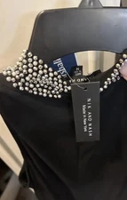 Black Cocktail Dress -Size M -New w Tags