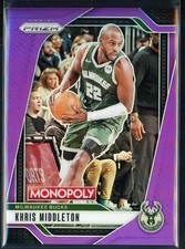 2024 Panini Prizm Monopoly Khris Middleton Purple Prizm /91