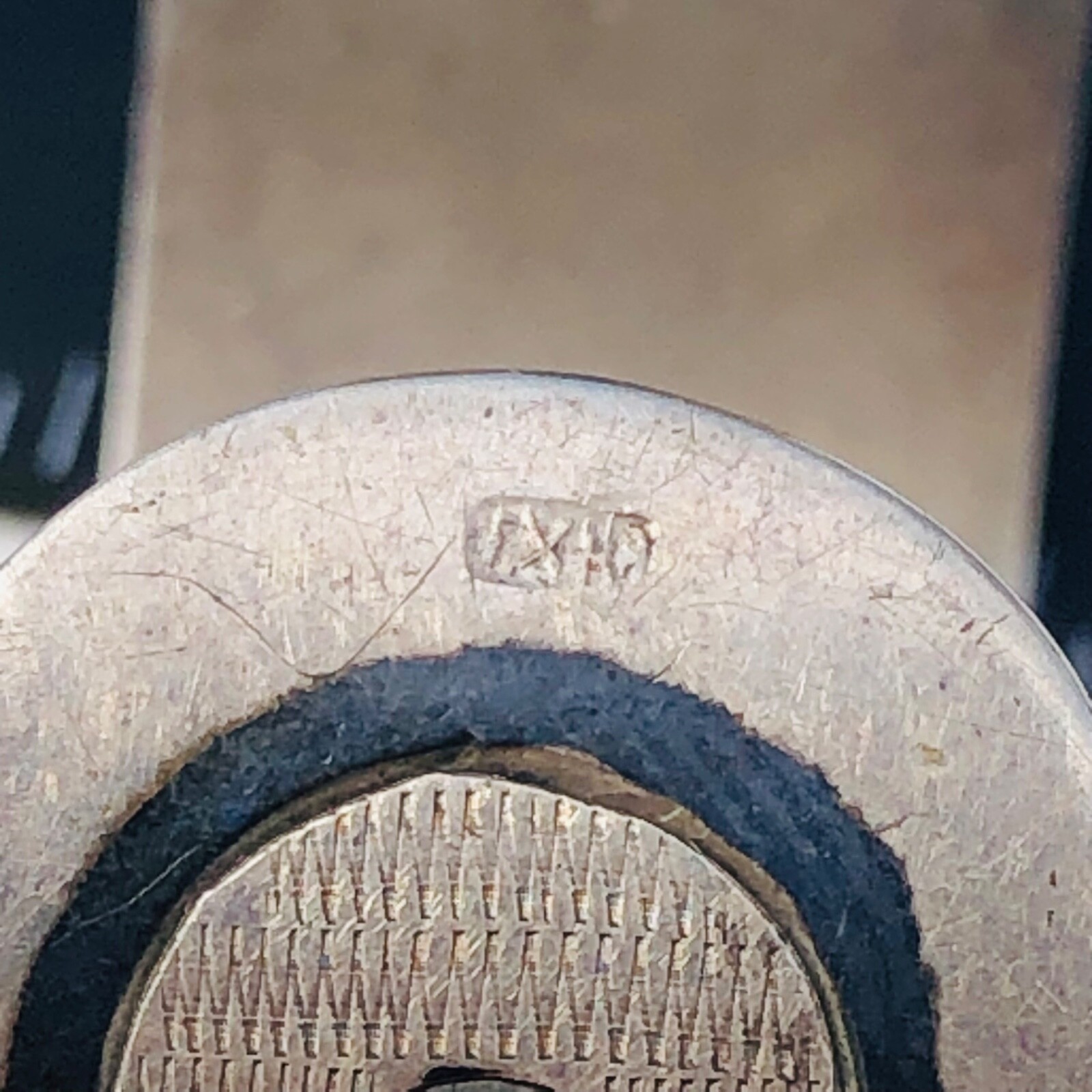 Vintage Bangle Bracelet Solid Silver 875 Womens J… - image 9