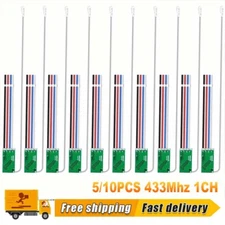 5/10X RF 433Mhz Relay Receiver Wireless Remote Control Light Switch Micro Module