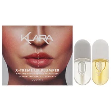 X-Treme Lip Plumper Duo by Klara for Women - 2 Pc Kit Set