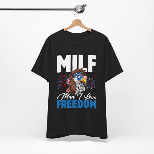 MILF American Shirt, America Independence Day Shirt, patriotisches T-Shirt Unisex - Bild 5 von 7