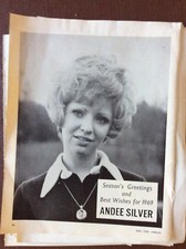 L1a Ephemera 1968 Picture Advert Pop Andee Silver