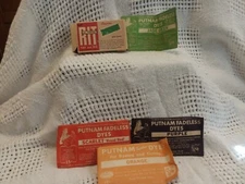 Vintage lot/4 Putnam Fadeless Dyes & Tints 3 Full 1just the package,1 RIT ~