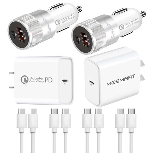 For Motorola Razr Moto G Play Stylus 2025 Fast Wall Car Charger Type-C Cable US - Picture 2 of 51