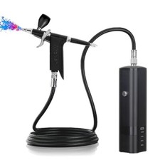 High Pressure Airbrush Kit, Rechargeable Cordless Air brush kit with Compressor