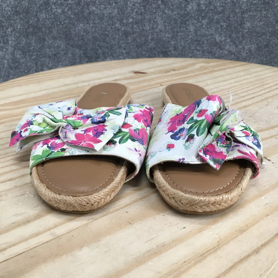 Sandalias Aerosoles Mujer 8 M Buttercup Slide Multicolor Cuero Floral Sin Cordones Foto 4 de 4