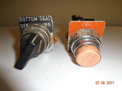 Vintage Retro Cutler Hammer Industrial Switches Industrial Salvage