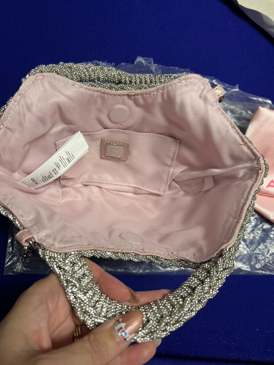 Aldo X Wicked Glamorousgal Glinda Rhinestone Handbag - Pink