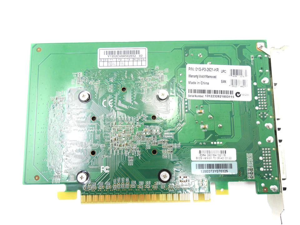 01G-P3-2621-KR EVGA GeForce GTS 620 Graphics Video Card 1GB - Image 3 of 3