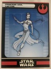 Star Wars Miniatures Original Card Princess Leia Captive 12 Rebel Storm