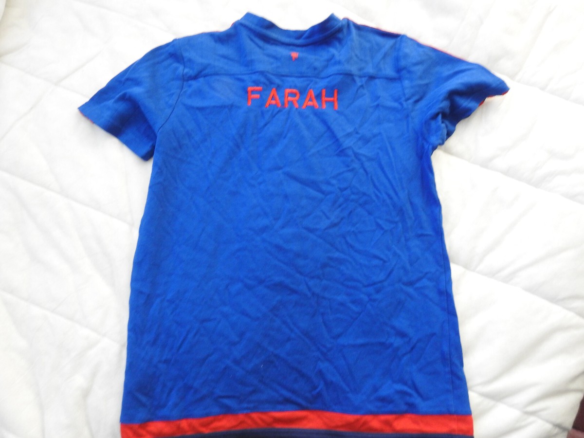 Manchester United 2015 Training Jersey Adidas Blue Shirt Size Boys