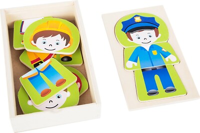 Anzieh Puzzle Traumberufe Jungen von Small Foot 