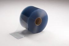 8"w Standard Flat PVC Vinyl Strip Material, 300ft per roll.