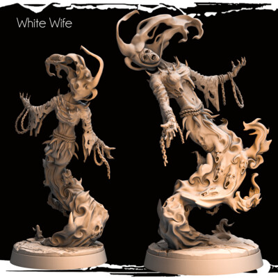 White Wife by Monolith Arts | D&D | DnD | Print on Demand