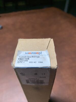Ferraz Shawmut USA TRS110R 110 Amp 600 Volt Time Delay Fuse. *New In Box*