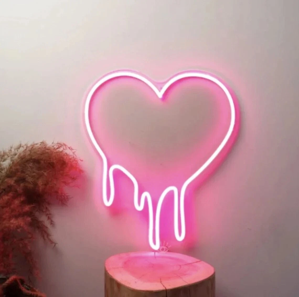 Bleeding Heart Neon Melting Heart Sign Custom Heart Neon Light 2023 |