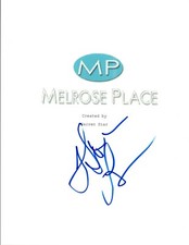 Heather Locklear Signed Autographed MELROSE PLACE Pilot Episode Script COA VD