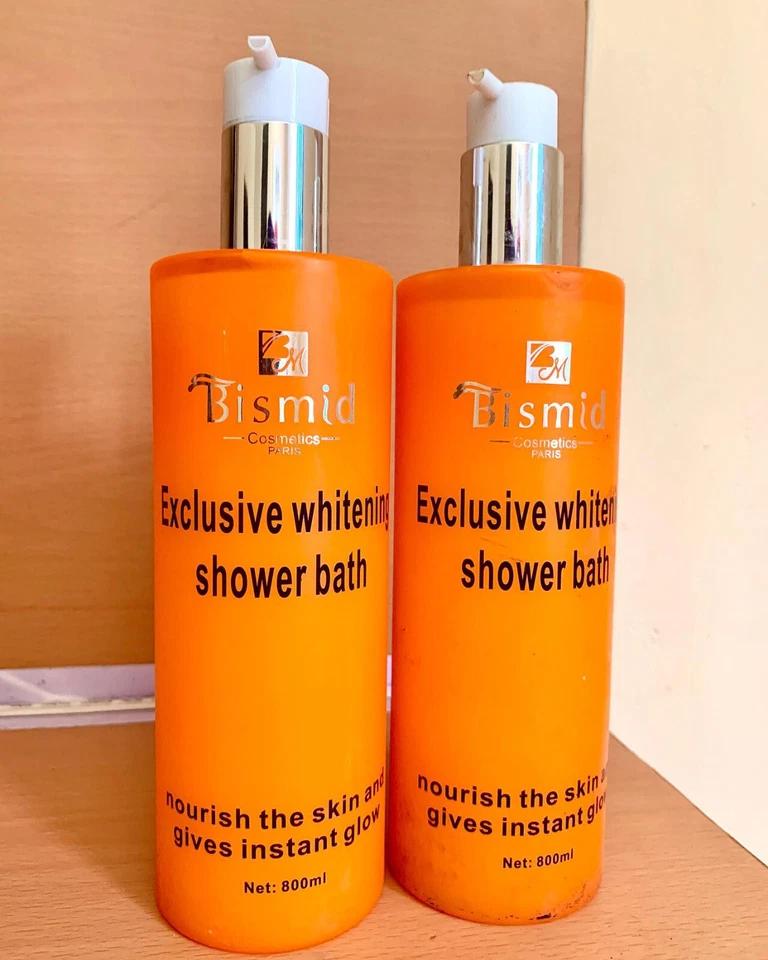 Bismid Exclusive Whitening Shower Bath 800ml - Hergestellt mit natürlichen Inhaltsstoffen