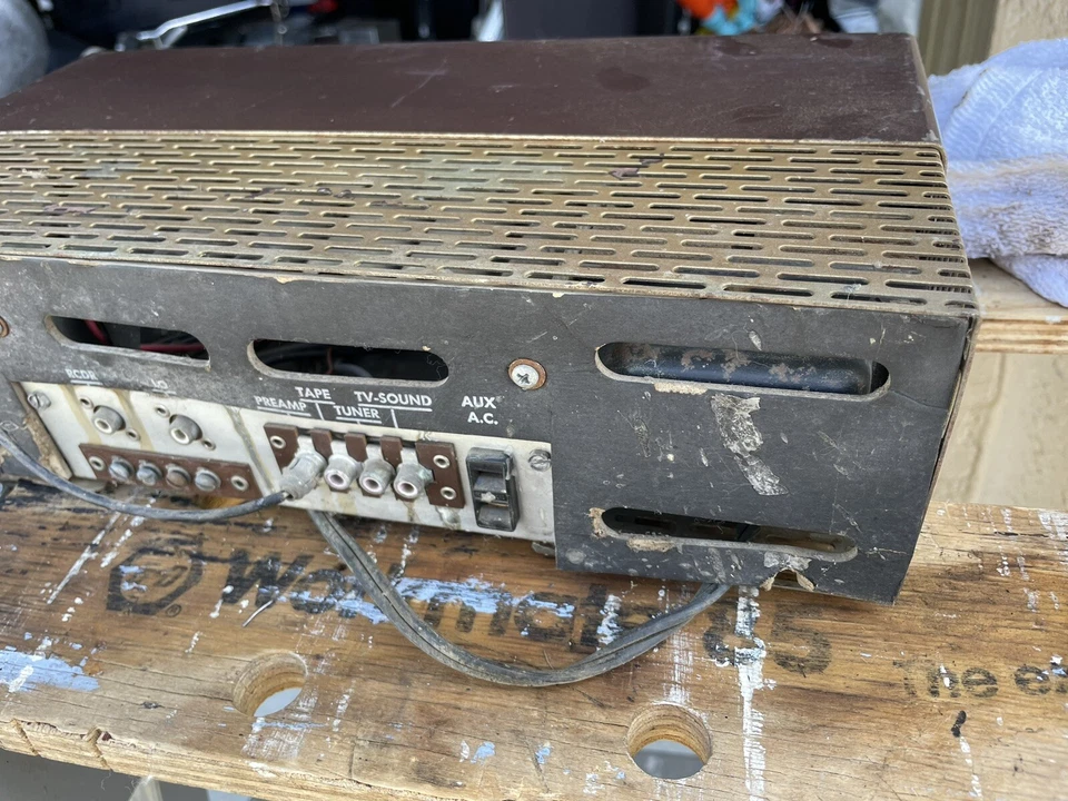 Realistic Transistor-Twenty High Fidelity Amplifier Radio Shack Corp, 4 parts - Image 4 of 4