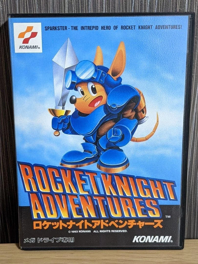【美品】ロケットナイトアドベンチャーズ　メガドライブ ロケットナイトアドベンチャーズメガドライブ