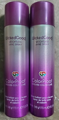 Colorproof Wicked Good Weightless Shine Spray by - 5.2 Oz - PACK OF 2