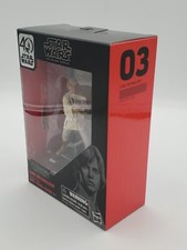 Star Wars Titanium 3.75 Inch Figure Luke Skywalker 40th Anniversary Black Series