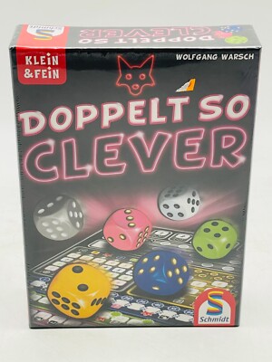 Schmidt Spiele Doppelt so Clever Würfelspiel Familienspiel - Neu & OVP