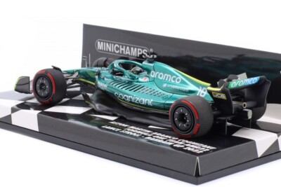 ASTON MARTIN AMR22 Mercedes GP Bahrain 2022 Lance Stroll, Minichamps 1:43 F1RS