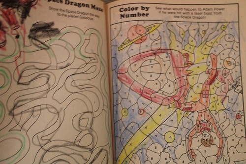 Power Lords Extra-Terrestrial Warriors Coloring & Activity Book vintage 1983 - Picture 11 of 14