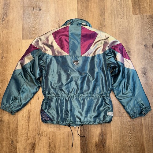 Spyder Ski Suit Mens Snowsuit Coat Jacket Snow Pants Bib VTG Retro Iridescent - Picture 12 of 24