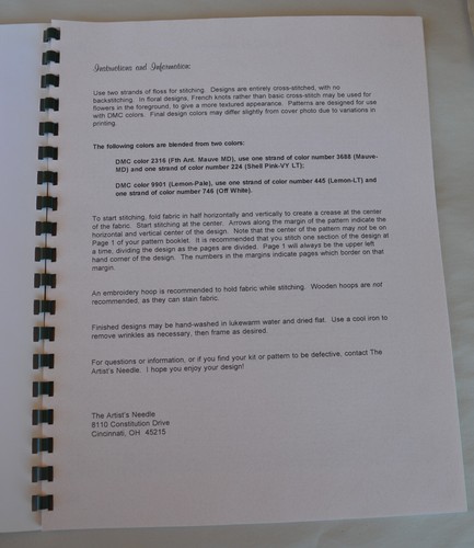 1997 spiralgebundenes Schicksal aus Gemälde von Waterhouse gezählte Kreuzstichkarte - Bild 4 von 8