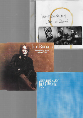 3 x JEFF BUCKLEY  -  2 VARIANTEN everybody here wants you + live at sin-e - CD s