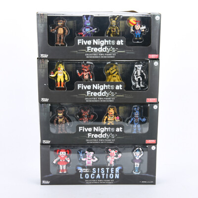 Five Nights At Freddy 2'' 4 Vinyl Collectible Figure Set Foxy Baby Ballon