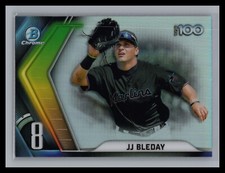 2022 Bowman Baseball #BTP-8 JJ Bleday Chrome Bowman Scouts Top 100 Miami Marlins