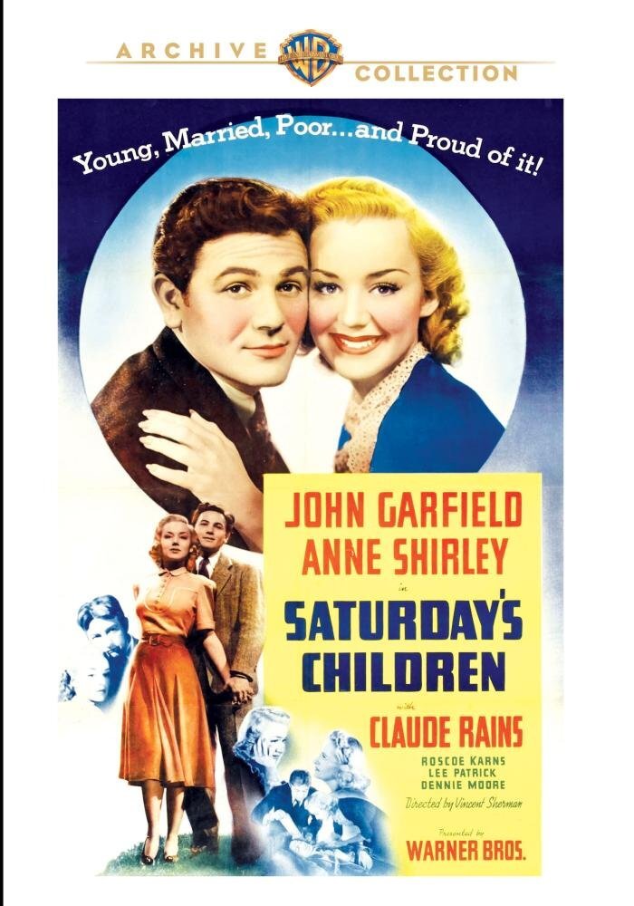 Saturday's Children (DVD) Claude Rains Lee Patrick Roscoe Karns