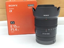 Sony E 15mm F1.4 G APS-C Large-aperture Wide-angle G Lens Japan