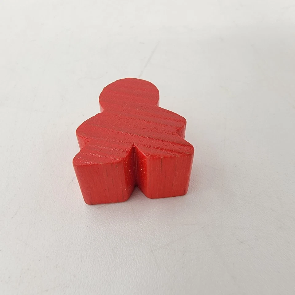 RED Repuesto Meeple para Mi Primer Juego de Mesa Carcassonne Foto 2 de 2