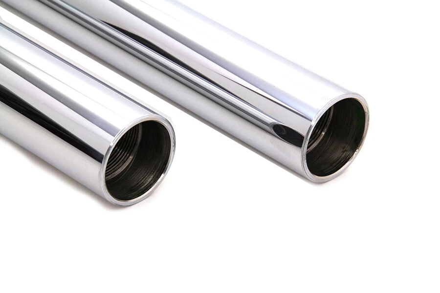 Chrome Fork Tube Set 2 inch Over Stock fits Harley Davidson - Image 4 of 4