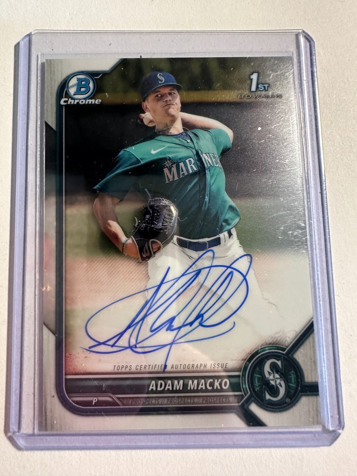 K115,078 - 2022 Bowman Chrome Prospect Autographs #CPAAM Adam Macko