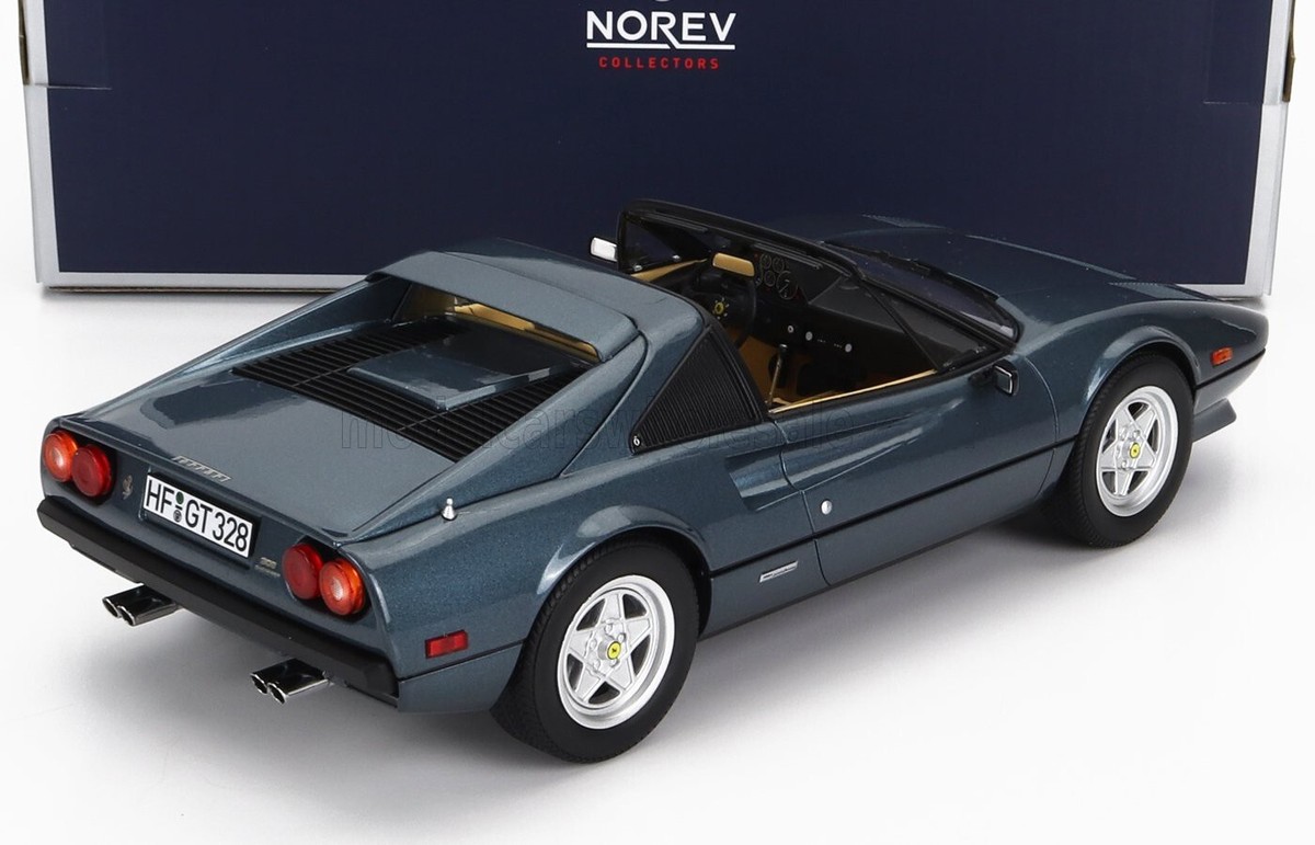 Norev FERRARI 308 GTS 1982 BLUE METALLIC in 1/18 Scale New Release 