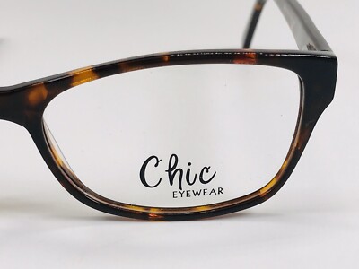 New Chic Tortoise CINDY Eyeglasses 57mm with Case For The  display picture 2