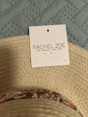 RACHEL ZOE COLLECTION Straw Color Floral Bow Brim Hat Child  display picture 1