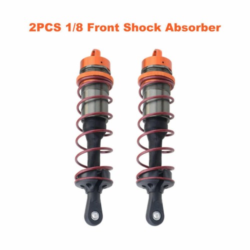 4x Amortiguador Delantero/Trasero Metal Amortiguador Suspensión para 1/8 HSP HPI Buggy Car - Imagen 22 de 28